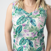 IN STOCK Noelle Tank - Tropical Leaf
