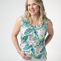IN STOCK Noelle Tank - Tropical Leaf