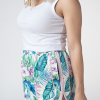 IN STOCK Dolphin Shorts - Tropical Leaf