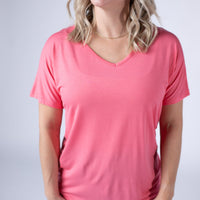 IN STOCK Chloe Cozy Top - Sun Kissed Coral