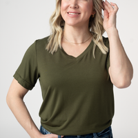 IN STOCK Sophie Top - Dark Olive