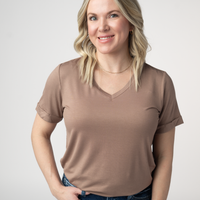 IN STOCK Sophie Top - Mocha