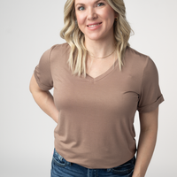 IN STOCK Sophie Top - Mocha