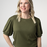 IN STOCK Katie Cozy Top - Olive