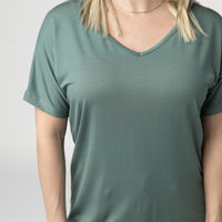 IN STOCK Chloe Cozy Top - Dusty Jade