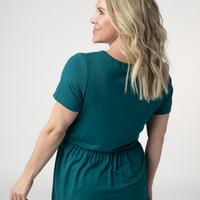 IN STOCK Sarah Ruffle Short Sleeve - Teal
