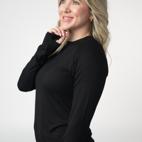 IN STOCK Blair Long Sleeve Top - Black