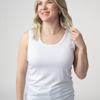 IN STOCK Ava Tank- White
