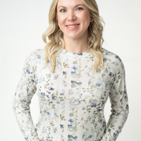 IN STOCK Blair Long Sleeve Top - Olive Meadows