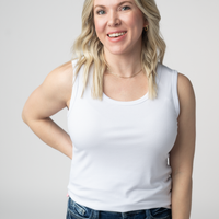 IN STOCK Ava Tank- White