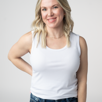 IN STOCK Ava Tank- White