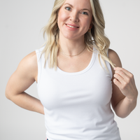 IN STOCK Ava Tank- White