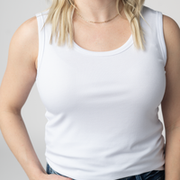 IN STOCK Ava Tank- White