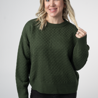 IN STOCK Gianna Pullover Sweater - Olive