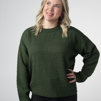 IN STOCK Gianna Pullover Sweater - Olive