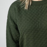 IN STOCK Gianna Pullover Sweater - Olive
