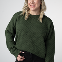 IN STOCK Gianna Pullover Sweater - Olive