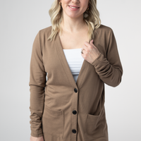 IN STOCK Cori Cardigan - Mocha