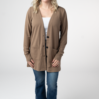 IN STOCK Cori Cardigan - Mocha