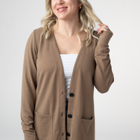 IN STOCK Cori Cardigan - Mocha