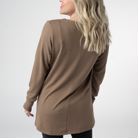 IN STOCK Cori Cardigan - Mocha
