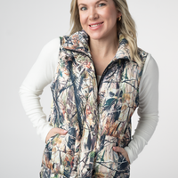 IN STOCK Remy Zip Up Vest - Dark Camo
