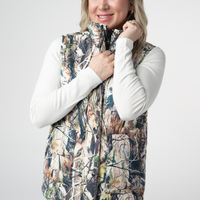 IN STOCK Remy Zip Up Vest - Dark Camo