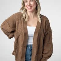 IN STOCK Willow Cardigan - Mocha