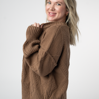 IN STOCK Willow Cardigan - Mocha