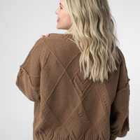 IN STOCK Willow Cardigan - Mocha