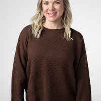 IN STOCK Gianna Pullover Sweater - Brown