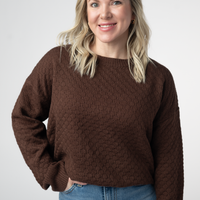 IN STOCK Gianna Pullover Sweater - Brown