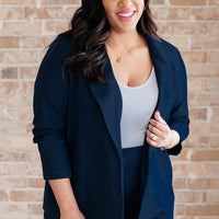 Magic 3/4 Blazer in Navy