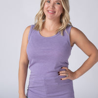 IN STOCK Ava Tank - Heathered Lavender