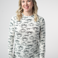 IN STOCK Blair Long Sleeve Top - Classic Pumpkins