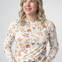 IN STOCK Blair Long Sleeve Top - Harvest Leaves