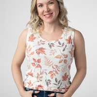 IN STOCK Ava Tank - Harvest Leaves