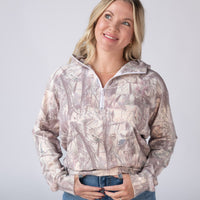 IN STOCK Camo Short Halfzip Hoodie