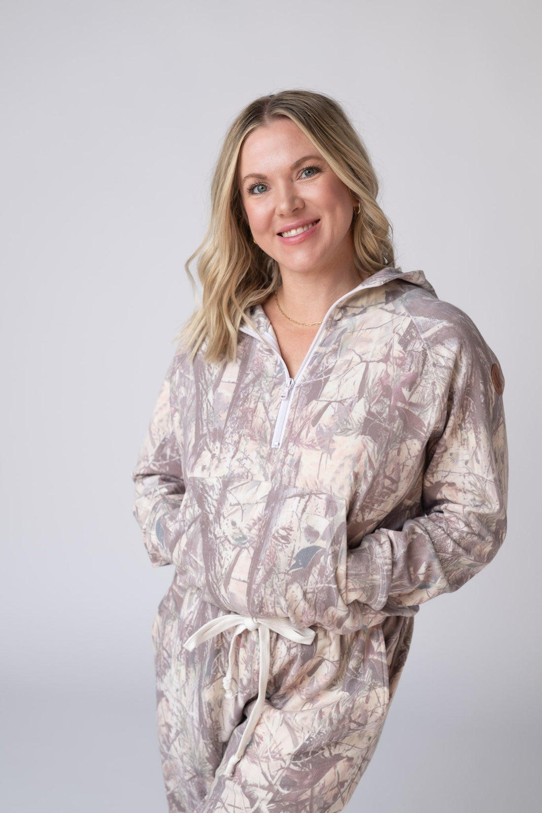 IN STOCK Camo Short Halfzip Hoodie