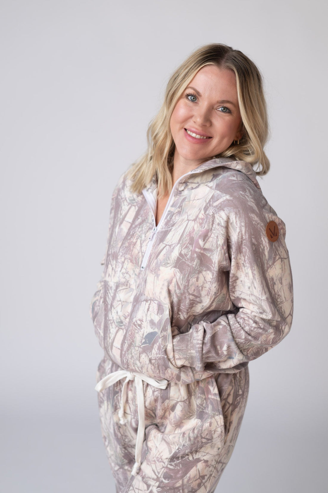 IN STOCK Camo Short Halfzip Hoodie