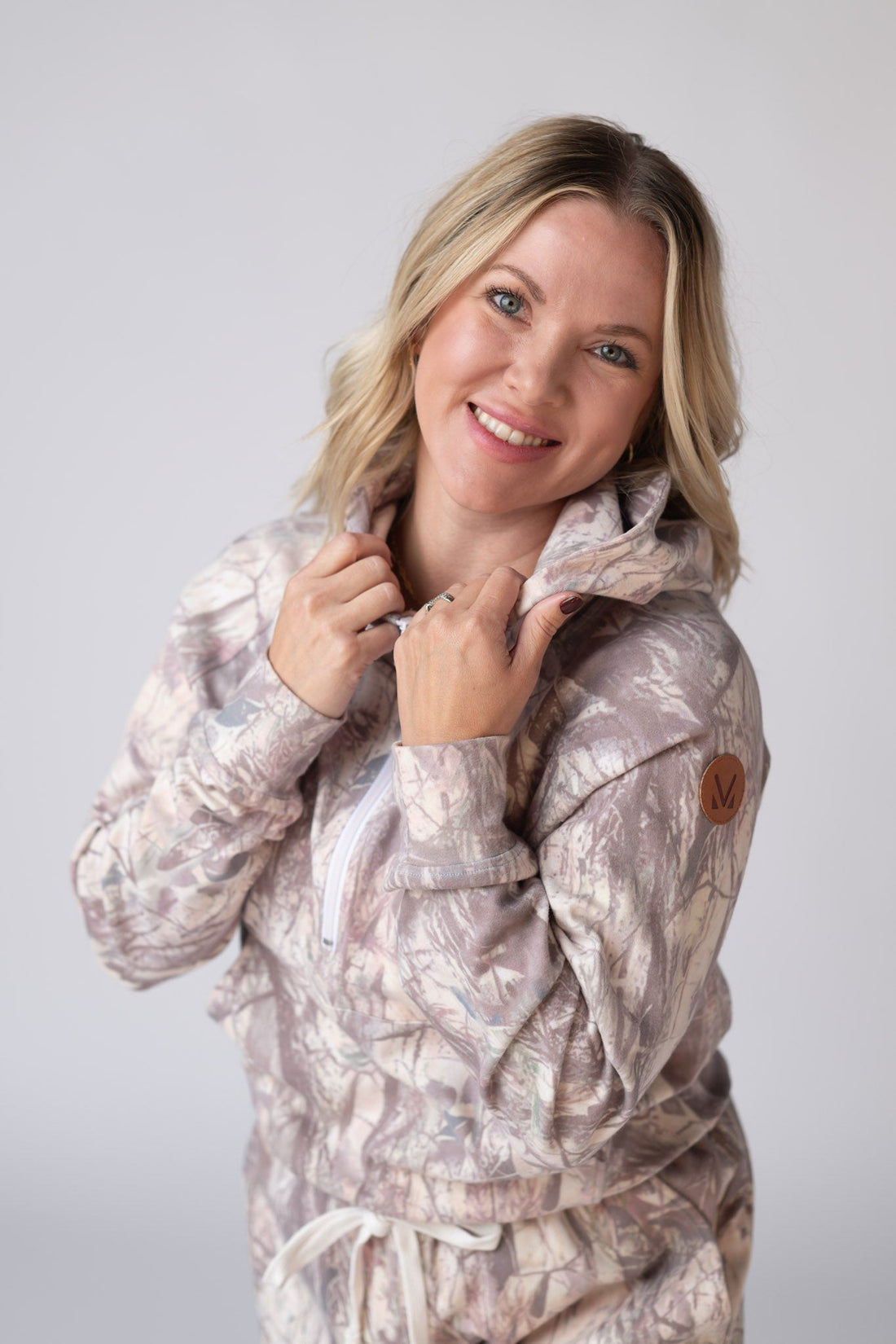 IN STOCK Camo Short Halfzip Hoodie