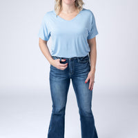 IN STOCK Chloe Cozy Top - Sky Blue FINAL SALE