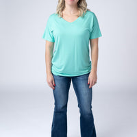 IN STOCK Chloe Cozy Top - Turquoise
