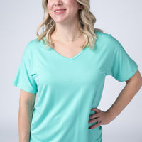 IN STOCK Chloe Cozy Top - Turquoise