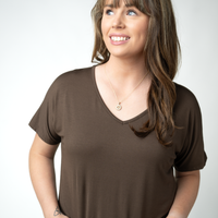 IN STOCK Chloe Cozy Top - Brown