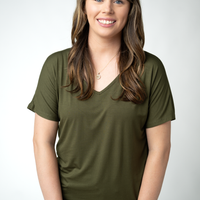IN STOCK Chloe Cozy Top - Dark Olive