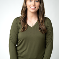 IN STOCK Larissa Long Sleeve - Dark Olive