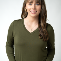 IN STOCK Larissa Long Sleeve - Dark Olive