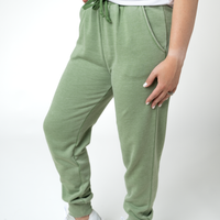 IN STOCK Vintage Wash Joggers - Olive