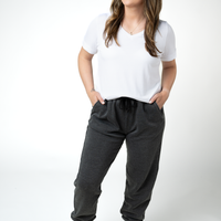 IN STOCK Vintage Wash Joggers - Black